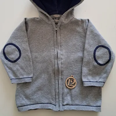 Gilet à capuche taille 12mois 74cm 